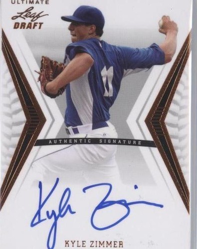 2012 Leaf Ultimate Draft - Kyle Zimmer #BA-KZ1