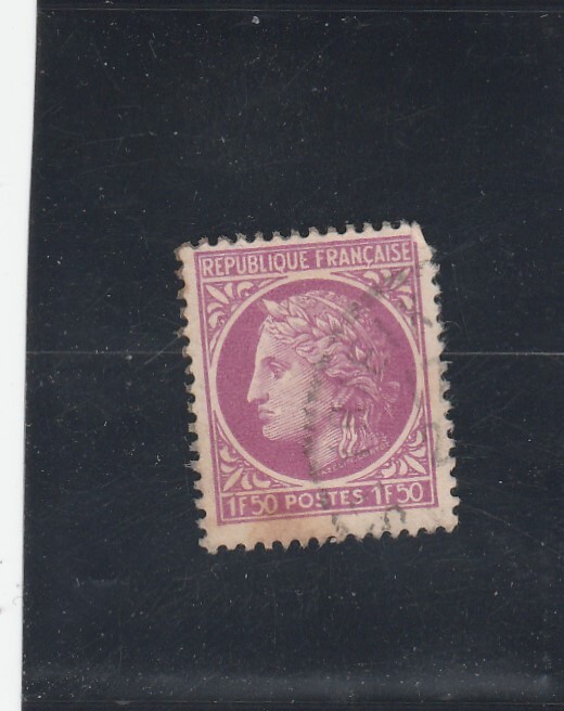 L6862 France Timbre NÂ° Y&T 679 De 1945-47 
