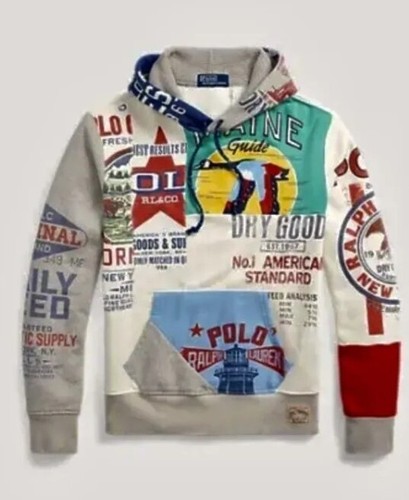 Pre-owned Polo Ralph Lauren Country Sportsman Deck Wash Hoodie Sweatshirt Size Xl, L, M In Multicolor