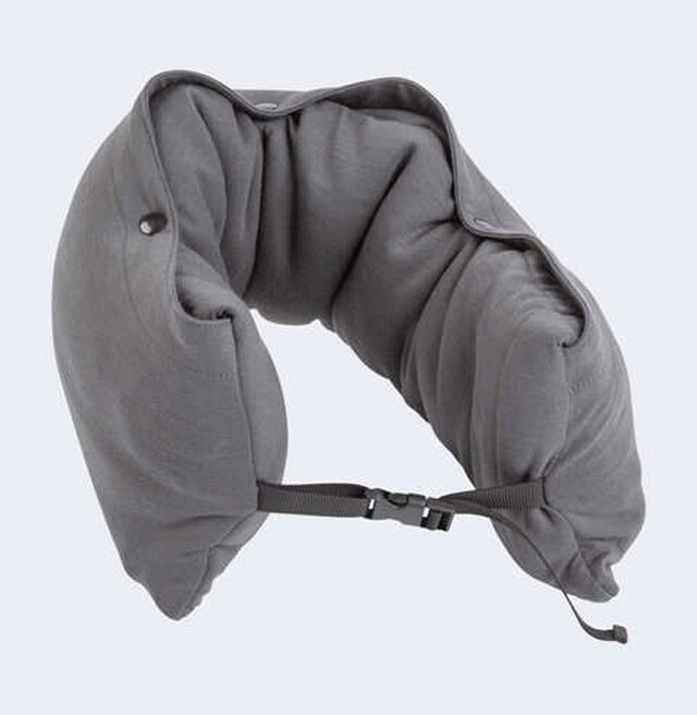 Nackenkissen Grau Multifunktional Reisedecke Sitzkissen Umwandelbar 