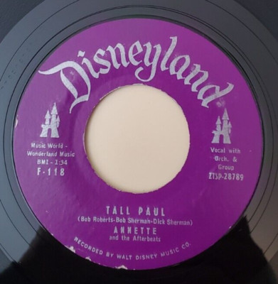 Annette TALL PAUL / MA-HE'S MAKING EYES AT ME (R&R 45) #118 PLAYS VG++ NO NOISE!