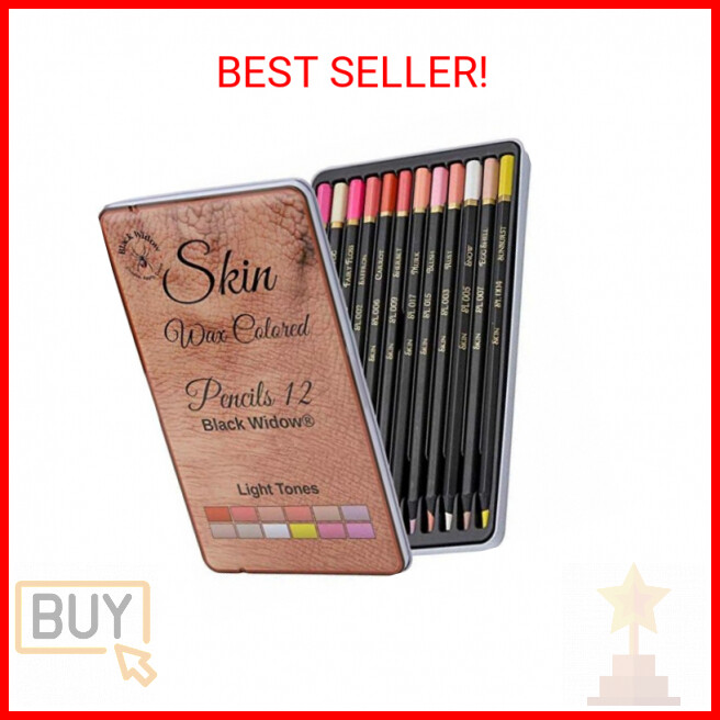 S For Adult Coloring - 12 Color Pencils For