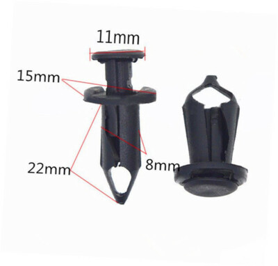 100 For Can Am Replacement Plastic Fender Rivet Clips 8mm 5/16'' 293150089 ATV UT