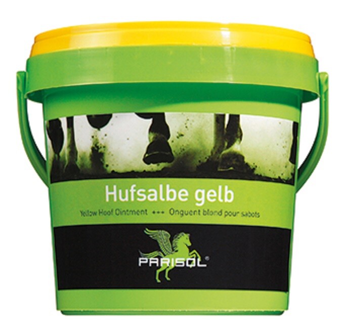 Parisol Hufsalbe gelb, Huffett mit hochwertigen Ölen für die perfekte Hufpflege