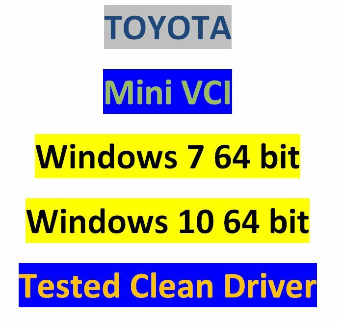 Mvci Driver For Toyota 64 Bit