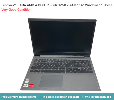 Lenovo V15-ADA AMD A3050U 2.3GHz 12GB 256GB 15.6" Windows 11 Home