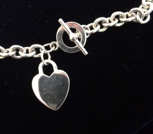 .925 STERLING SILVER TOGGLE CLASP NECKLACE (61.2  Grams)