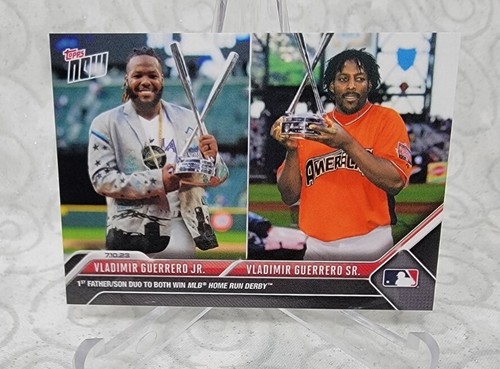 23 MLB Topps NOW 561 VLADIMIR GUERRERO JR FATHER SON