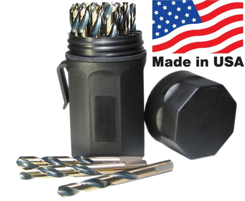 66820 Norseman / Viking SPM-29P 29 Piece Drill Bit Set w/ flats on the shank 