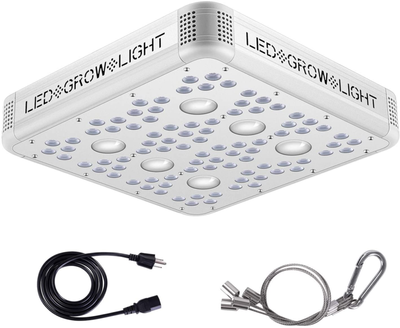 Vivosun 1200W Cree Cob Led Grow Light Full Spectrum For Indoor Plant Growing Wit