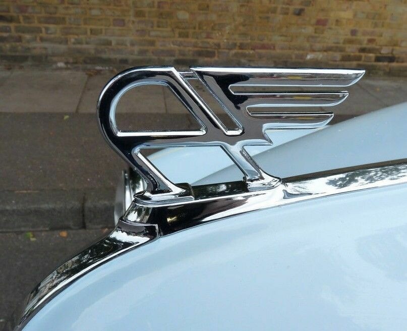 Vintage Classic Bonnet Emblem Badge Motif Austin of England Flying "A"  