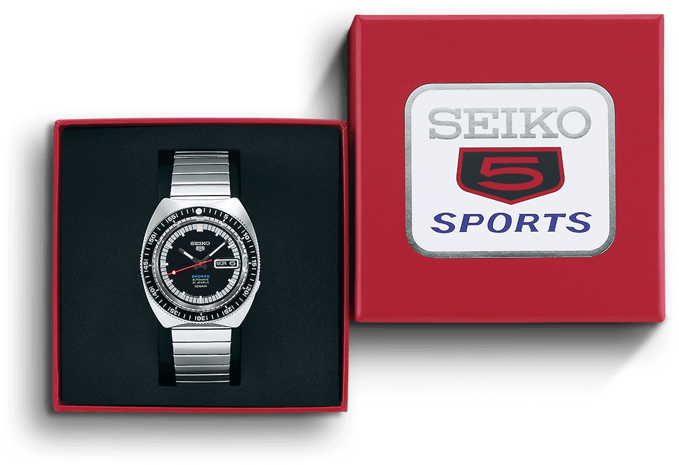 Pre-owned Seiko Brand  5 Sports 55th Anniversary Limited Edition Men's Watch Srpk17
