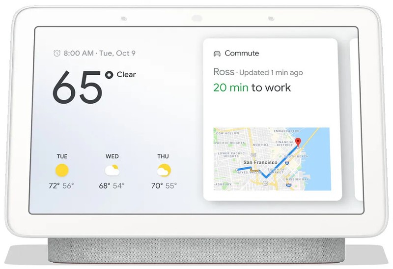 Google Nest Hub with Built-In Google Assistant LN