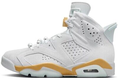 Женские кроссовки Jordan 6 Retro Pearl Pure Platinum/Glacier Blue (DQ4914 074)