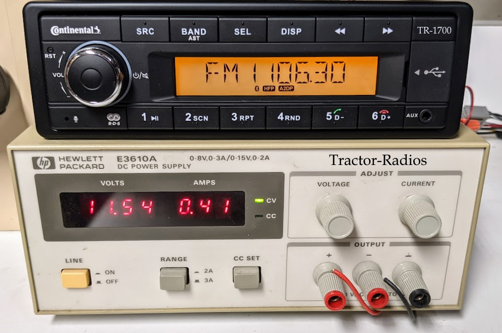 Caterpillar Direct Connect Plug & Play Tractor Radio Bluetooth Cat Dozer Loader