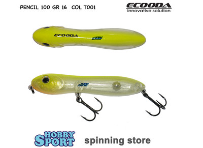WTD PENCIL 100 ECOODA COLORE T001 FLOATING 16 GR WALKING THE DOG SPINNING MARE