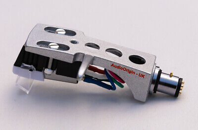 Cartridge and Headshell + stylus for NUMARK TT1625, TT1520, TT100, TTi, TT1, - S