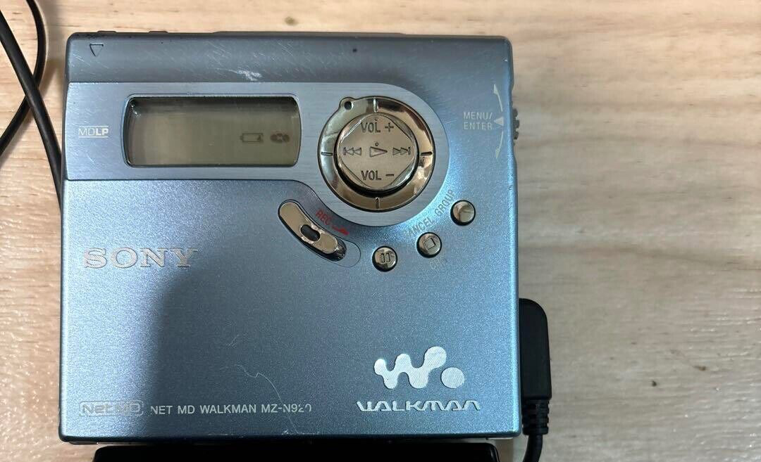 SONY MZ-N920 MD Walkman MiniDisc Player Portable Recorder