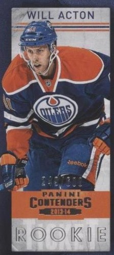 2013-14 Panini Playoff Contenders - Will Acton #108