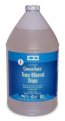 Trace Minerals ConcenTrace Trace Mineral Drops 1 галлон жидкости