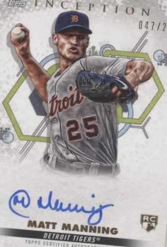 2022 Topps Inception - Matt Manning #BRES-MMG