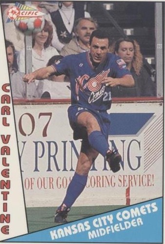 1991-92 Pacific MSL Carl Valentine #95