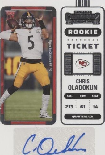 2022 Panini Contenders Chris Oladokun #256
