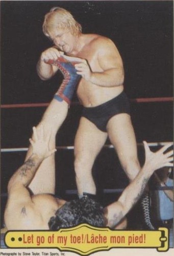 1985 O-Pee-Chee WWF - Greg Valentine Tito Santana #22