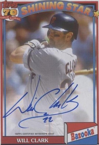 2021 Topps Archives - Will Clark #91BZA-WC