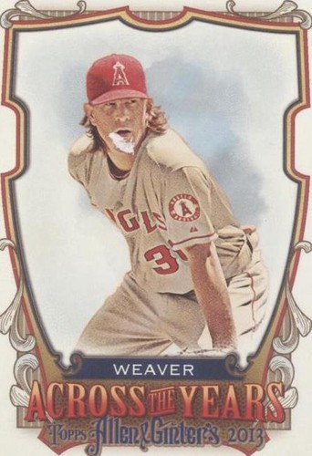 2013 Topps Allen & Ginter's - Jered Weaver #ATY-JW