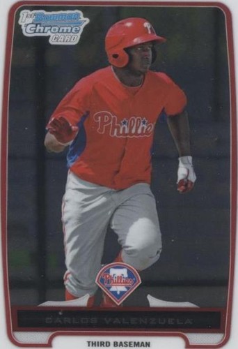2012 Bowman Chrome - Carlos Valenzuela #BCP165