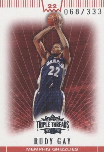 2007-08 Topps Triple Threads - Rudy Gay #74