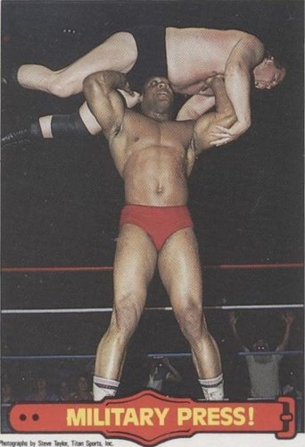1985 O-Pee-Chee Pro Wrestling Stars - Tony Atlas #36