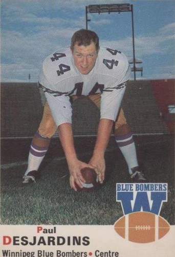 1970 O-Pee-Chee CFL Paul Desjardins #62