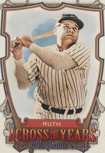 2013 Topps Allen & Ginter's - Babe Ruth #ATY-BRT