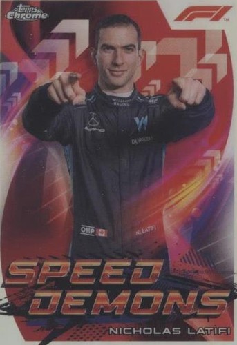 2022 Topps Chrome Formula 1 - Nicholas Latifi #SD-NL
