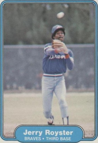 1982 Fleer - Jerry Royster #448