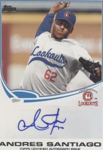 2013 Topps Pro Debut - Andres Santiago #PDA-AS