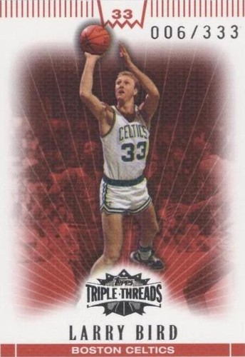 2007-08 Topps Triple Threads - Larry Bird #91