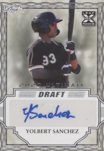 2020 Leaf Ultimate Draft - Yolbert Sanchez #BA-YS1