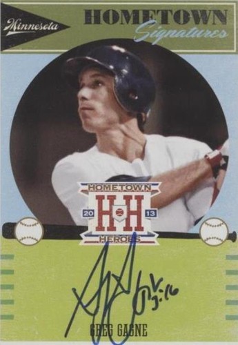 2013 Panini Hometown Heroes - Greg Gagne #HSGG