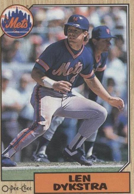 1987 O-Pee-Chee - Lenny Dykstra #295