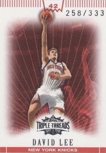 2007-08 Topps Triple Threads - David Lee #42