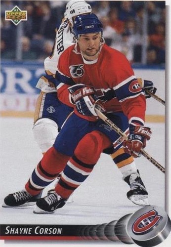 1992-93 Upper Deck - Shayne Corson #330