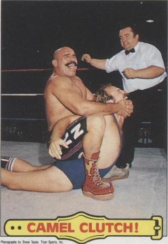 1985 Topps WWF - Iron Sheik #49