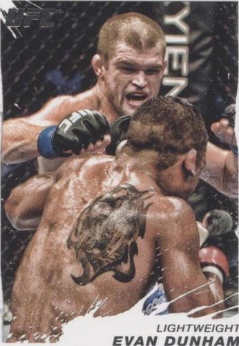 2011 Topps UFC Moment of Truth - Evan Dunham #40