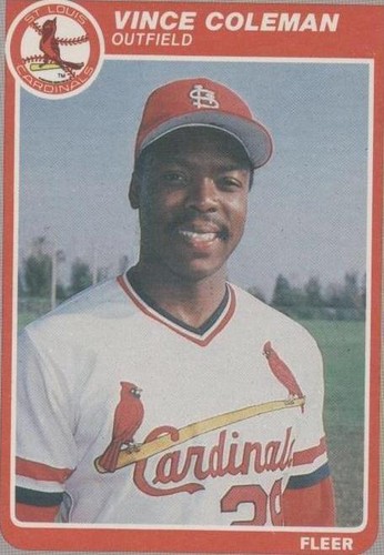 1985 Fleer Update - Vince Coleman #U-28