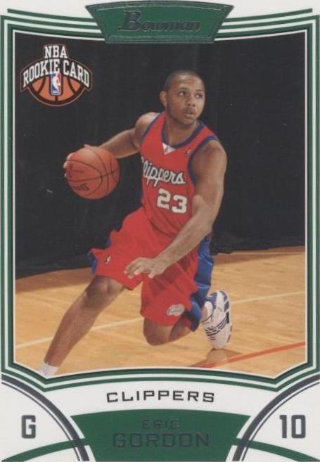 Selecciones y estrellas del draft de Bowman 2008-09 - Eric Gordon #117