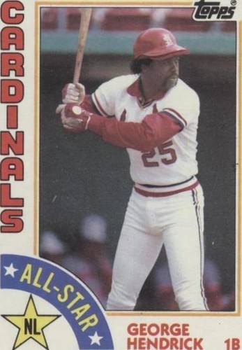 1984 Topps - George Hendrick #386