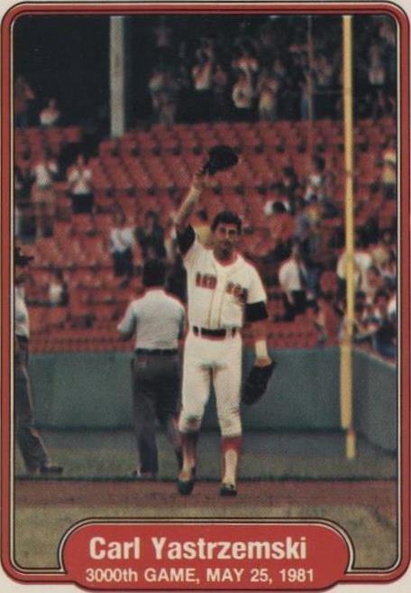 1982 Fleer - Carl Yastrzemski #633